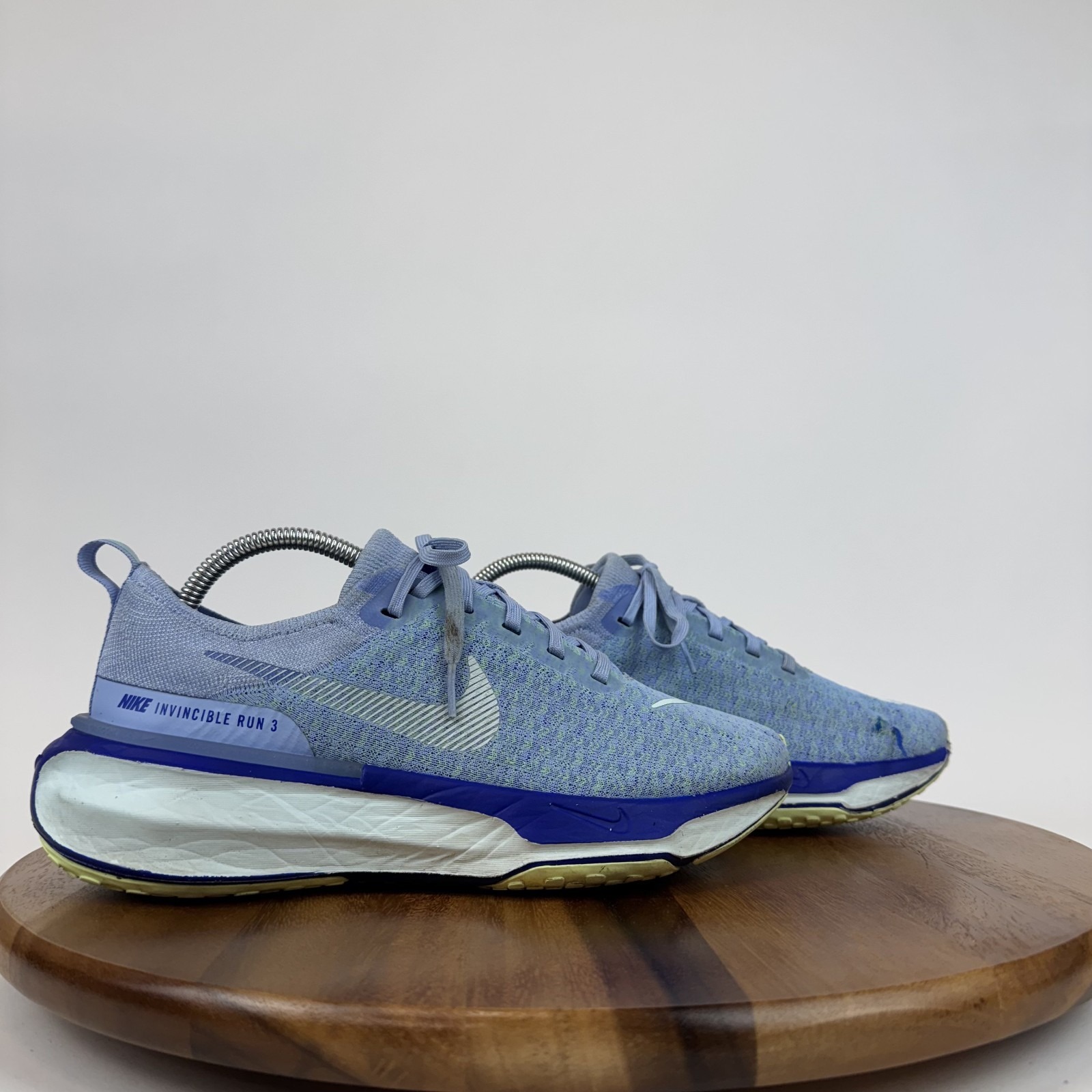 Mens Nike Zoomx Invincible Run Flyknit 3 Aluminum Blue Road Running Shoes Size 8